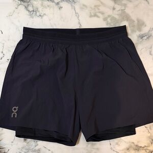 On Running Men's Black Athletic Shorts